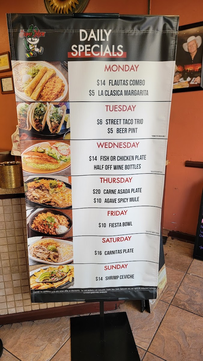 Super Mex Restaurants Menu - Image 6